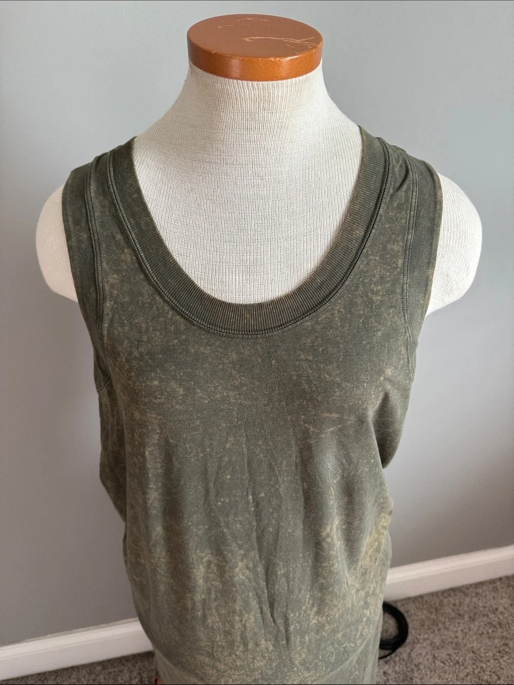 Lululemon - All Yours Tank Maxi Dress *Wash - Cloudy Wash Dark Olive - Size 6-8*